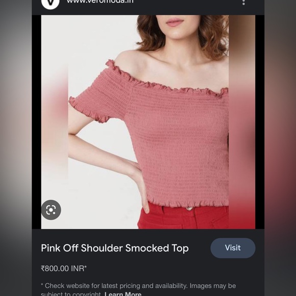 Vero Moda Tops - VeroModa off shoulder smocked top